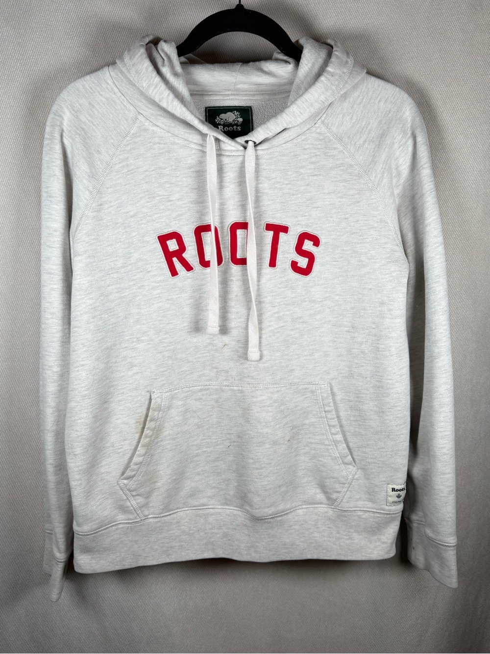 Free with Purchase - Roots Canada Classic Pullover Hoodie - Medium in Grey/Red